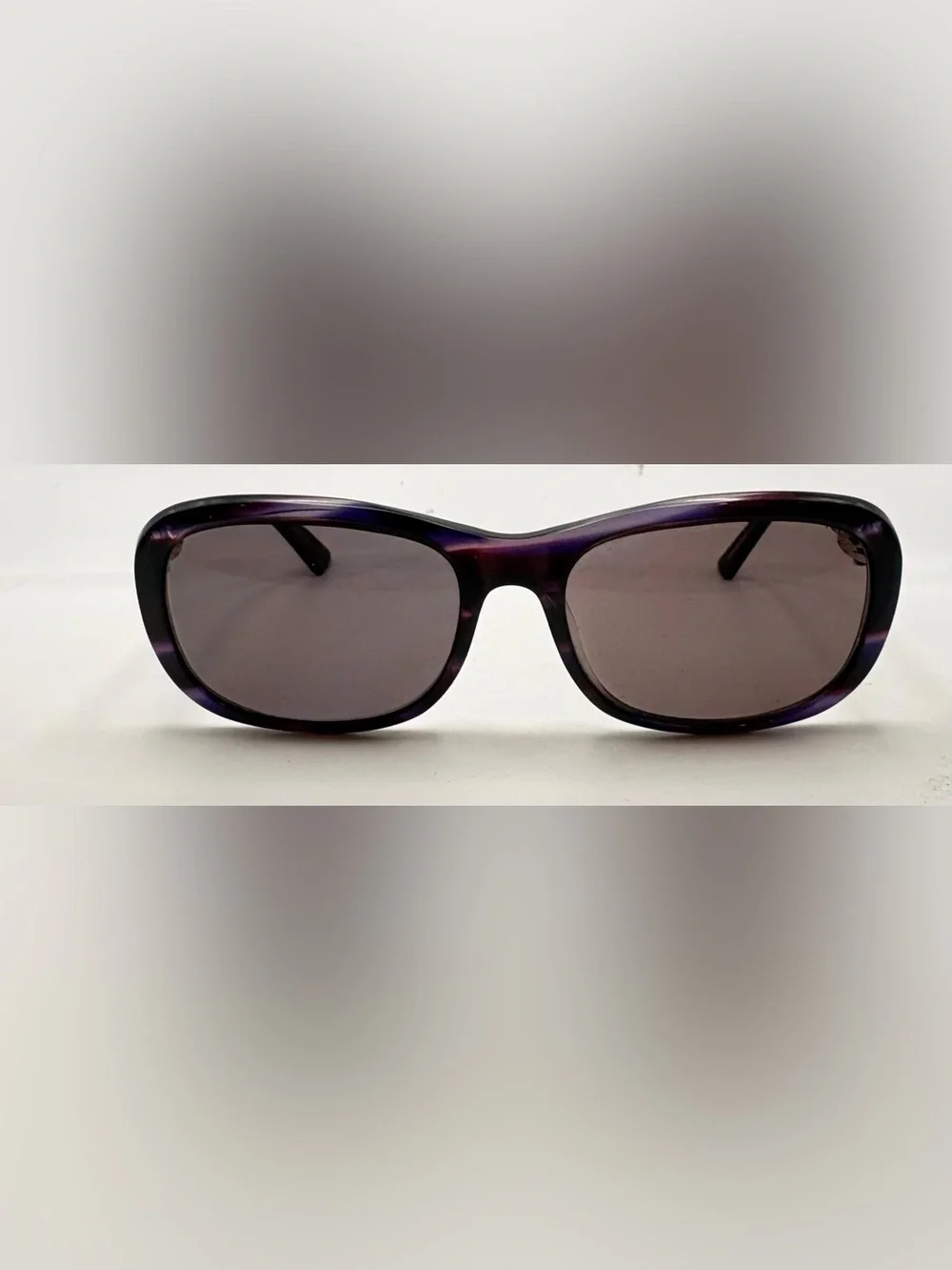 S722 Purple Oval Sunglasses Frames Only